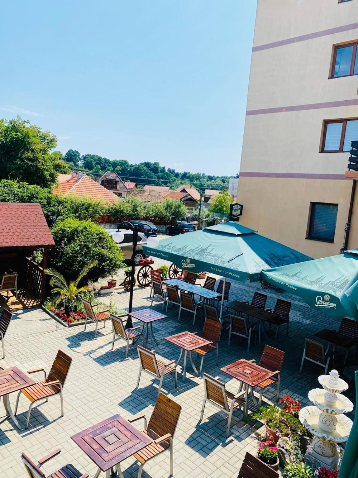 Pensiune Restaurant Indus Ocna Sibiului Extérieur photo